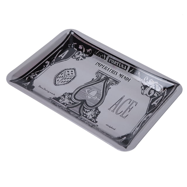Bandeja con rodillo para humo de 18x12,5 cm, bandeja con rodillo para cigarrillos, contenedor para fumar, discos de almacenamiento