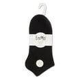 thumbnail image 3 of MeMoi Women's Rayon from Bamboo Terry Sole Breathable Low Cut Socks - Womens - Female, 9-11, Black, 3 of 3