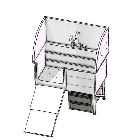 Yeshouse New Pet Bathtub With Ramp