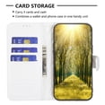 thumbnail image 4 of Case for Samsung Galaxy S25 Plus, PU Leather Wallet Flip Cover [3 Card Slots & 1 Money Pocket] [Magnetic Closure] [Stand Kickstand] Folio Phone Case for for Samsung Galaxy S25 Plus, White, 4 of 5