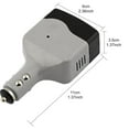 thumbnail image 2 of Universal Fast Charging Socket DC-AC Converter Car Inverter Power Adapter DC 12V/24V to AC 220V, 2 of 8