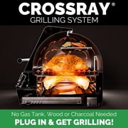 Turbo E Outdoor Electric Grill with Cart & Cover by PlugNGrill