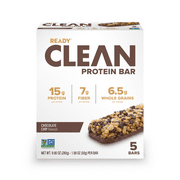 Ready Clean Protein Bar, Chocolate Chip, 5 Count Bars