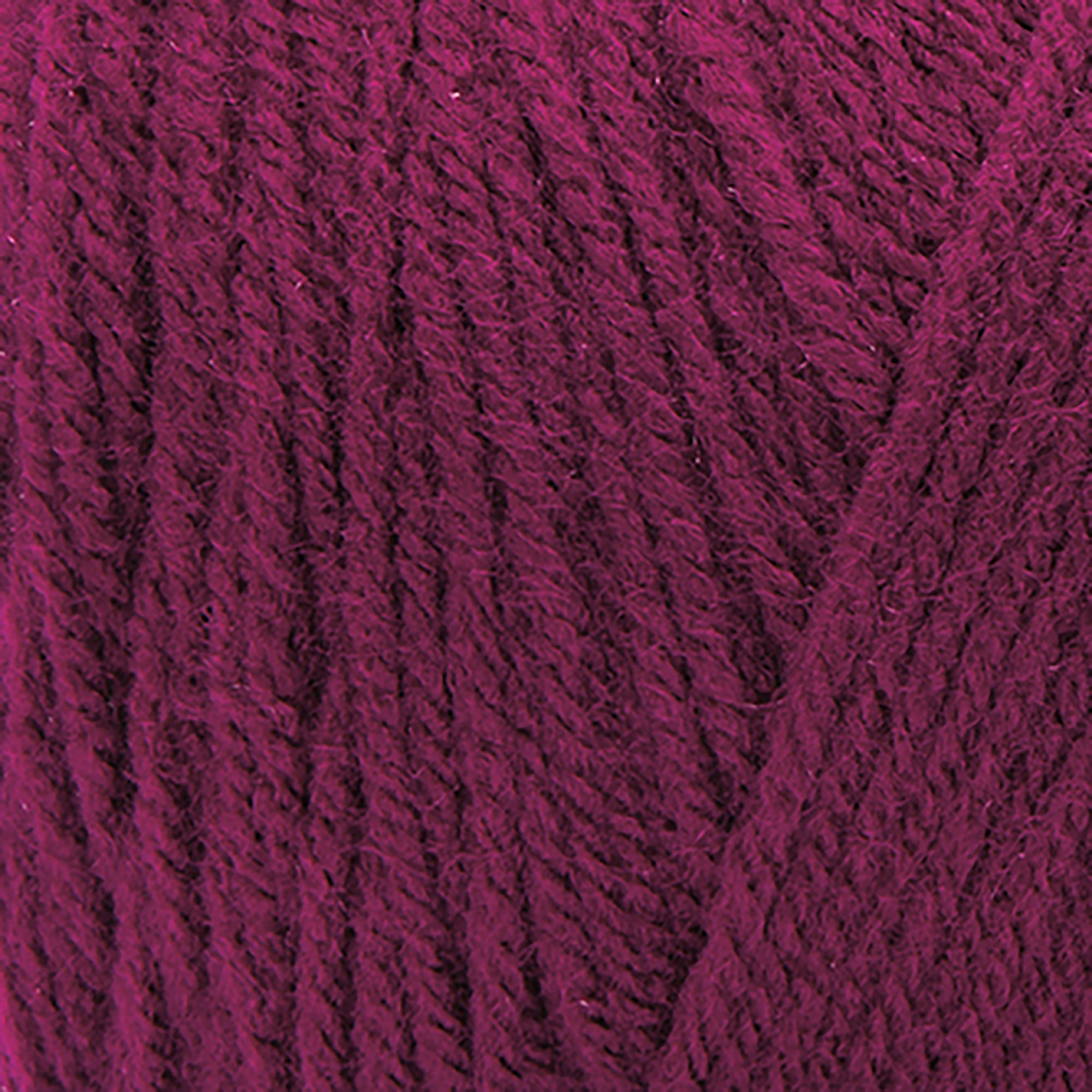 (2 pack) Red Heart® Super Saver™ #4 Worsted Acrylic Yarn, Mulberry 7oz/198g 364yd