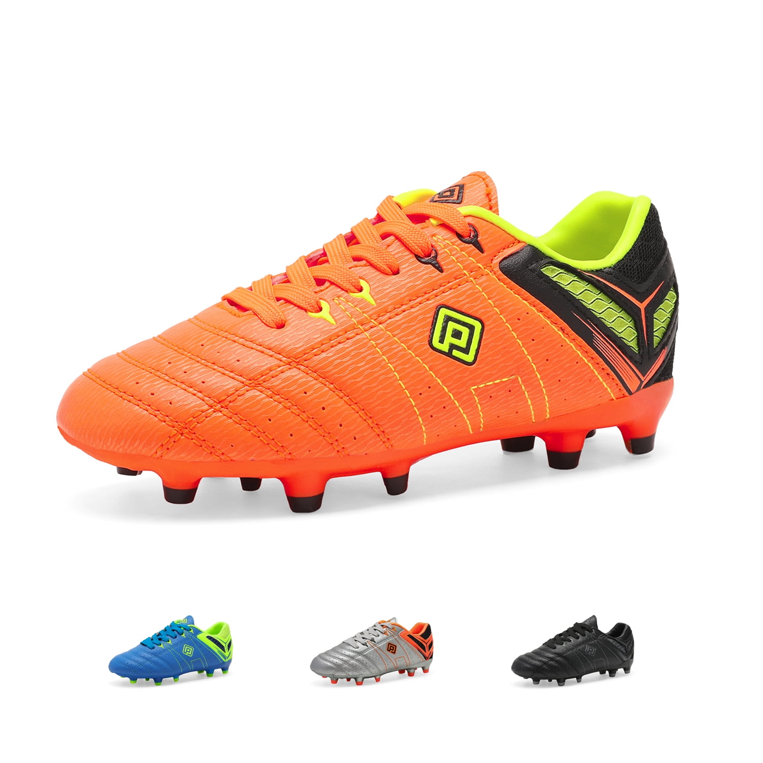DREAM PAIRS Boys Girls Outdoor/Indoor Soccer Football Cleats Shoes