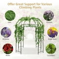 thumbnail image 6 of Gymax Birdcage Shape Garden Arbor Pergola Climbing Plants Stand Rack for Wedding Party, 6 of 10