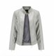 thumbnail image 1 of Chaquetas para mujer Slim Leather Stand Collar Zip Motocicleta Traje Cinturón Abrigo Chaqueta Tops Odeerbi ODB-3, 1 of 4