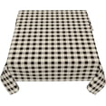 thumbnail image 5 of Square Tablecloth 52 x 52 Inch, Beige Buffalo Check Plaid Tablecloth Square Stain and Wrinkle Resistant Tablecloth Fabric Table Cloth for Kitchen Dining Picnic Party Home Decoration, 5 of 8