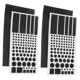 thumbnail image 5 of Luxshiny Pegatinas Negras Para LED Adhesivas Para Sombreado Y Electrónica, 5 of 8