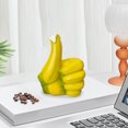 thumbnail image 5 of Banana Hand Resin Ornament | Thumbs Up Decorative Sculpture Yellow Green | Unique Home Office Living Room Décor Piece | 12x9.5x7cm | Fun Gift Display Collectible, 5 of 6