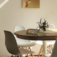 thumbnail image 4 of KER Modern Geometric Wall Clock Silent Non Ticking Battery Operated LED Display Stylish Home, 4 of 5