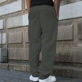 thumbnail image 5 of WTOBBY Men's Baggy Stacked Sweatpants Drawstring Waist Wide Leg Flared Streetwear Comfortable Casual Lounge Men's Pants,Dark Gray XL, 5 of 6