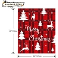 thumbnail image 2 of Couverture Jetée de Noël Décoration pour la Maison Carreaux Rouges Couvertures de Noël Couverture de Noël pour Adultes et Enfants pour Canapé Sofa Lit Douce Confortable Légère Duveteuse Peluche Polaire Couvertures et Jetés 50x60-01, 2 of 6