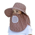 thumbnail image 1 of Protection Uv Extérieure Chapeau de Soleil Face au Cou Rabat Large Bord Z2A3[ pour Vélo Lot L1 V9K4, 1 of 8