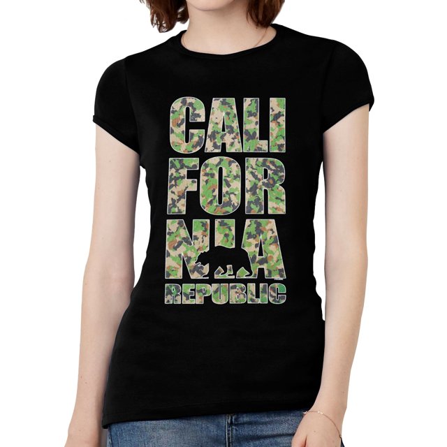Campo de manga corta de la república de la República de la República de la República de la República - Negro - Pequeño Cali Camiseta de manga corta
