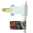 thumbnail image 2 of 100ct Warm White LED Wide Angle Christmas Light Set for a Light Curtain White Wire, 2 of 2