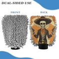 thumbnail image 2 of Qxltty Cowboy Skull Car Wash Mitt 2pcs Scratch Free Lint-Free Antistatic Microfiber 7.09×10.24in, 2 of 8