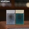 thumbnail image 3 of Kerosene lighter, Top Metal Pocket Lighter Daily Use, Sold Without Fuel.,SKU00936-黑头璀璨星光绿, 3 of 15