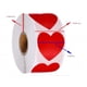 thumbnail image 2 of Rollo de pegatinas de corazón, 500 ¡Cómplice | Etiquetas autoadhesivas decorativas de 1 pulgada | Diseños de corazones coloridos y brillantes para sobres, tarjetas, álbumes de recortes, cajas de, 2 of 5