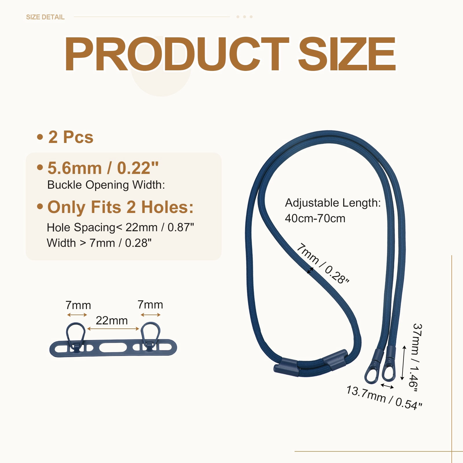 Uxcell 2Set Phone Lanyard (Blue) - Adjustable Anti Theft, Phone Strap Crossbody Neck Strap with Tether Tabs Most Smartphones, Fits Travel Essentials