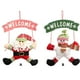 thumbnail image 5 of Bearachild Signo de bienvenida de Navidad Colgantes Decoraciones navideñas Santa Claus Muñeco de nieve Placa de puerta Colgante Puerta Kits de decoración para fiestas Muñeco de nieve, 5 of 6
