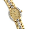 Elgin Two-Tone Heart Bracelet Watch