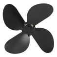 thumbnail image 2 of Juego de 4 aspas de ventilador de estufa de aleación de aluminio con llave hexagonal y tornillo de repuesto negro, 2 of 14