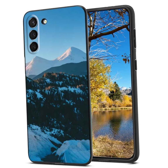 Compatible with Samsung Galaxy S22 Phone Case, Mountain-jpg Case Men Women, Flexible Silicone Shockproof Case for Samsung Galaxy S22