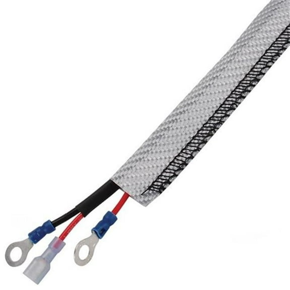 Ultra Sheath Molten Aluminum Reflective Line sleeving, 0.5 in. x 3 ft.