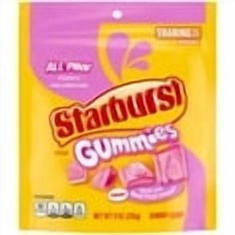 Starburst Gummies All Pink Gummy Candy, Sharing Size - 9 oz Resealable Bag pack of 2
