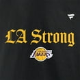 thumbnail image 4 of Unisex Fanatics Black Los Angeles Lakers LA Strong T-Shirt, 4 of 5