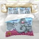 thumbnail image 5 of ¡Horton Escucha a Quién! Conjunto de sábanas temático, trío de piezas, cómodo y amigable con la piel, diseño único, regalo de decoración para el hogar para familiares, amigos y fans,173cm *218cm, 5 of 6