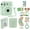 Mint Green, variant on Fujifilm Instax Mini 12 Instant Camera with Case, 20 Fuji Films, Decoration Stickers, Frames, Photo Album and More Accessory kit (Blossom Pink)