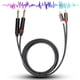 thumbnail image 5 of Cable de audio RCA Nikou chapado en oro 1,5 m grado profesional, 5 of 9