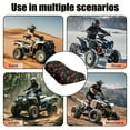 thumbnail image 5 of Renewold ATV Seat Cover 25.2x10 Inch, Waterproof Anti-Slip All Terrain Vehicle Seat Cover for Mud/Rain/Snow, Elastic Edge Fits for Polaris Scrambler 850, Can-Am Outlander, Cherry Black, 5 of 7