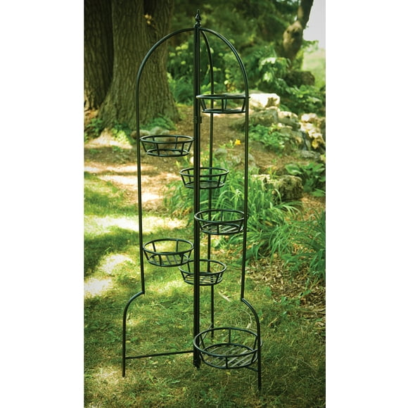 Support Pliant pour Plantes à Sept Tablettes