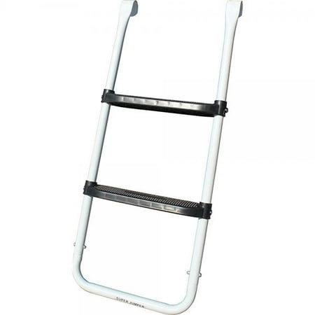 Super Jumper 2 Steps Ladder Trampoline, White