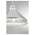 thumbnail image 5 of Polished Nickel Three Light Pendant from the Seagram Collection, 5 of 5