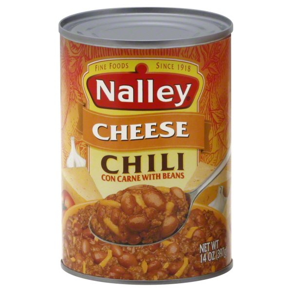 Nalley Cheddar Cheese Chili Con Carne With Beans 15 Oz