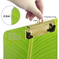 thumbnail image 3 of FMSHPON Tropical Banana Leaf Frog Silhouette Clipboard Hardboard Wood Nursing Clip Board and Pull for Standard A4 Letter 13x9 inches, 3 of 5