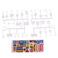thumbnail image 2 of Kits de modelo Zulema Señales de tráfico de plástico 28 piezas, 2 of 8