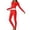 Red, variant on QSAWXQZ Women's 2PC Thermal Long Underwear Top and Leggings Set Crew Neck Long Sleeve Fleece Lined Stretch Winter Lightweight Base Layer XL
