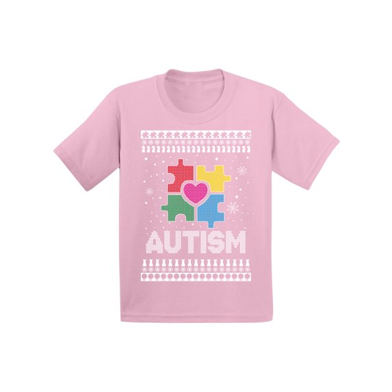 Awkward Styles Ugly Christmas T-Shirt for Baby Boys Girls Xmas Autism Baby Shirt