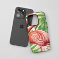 thumbnail image 3 of Flamingo For All iPhone Series Protective Phone Case Tropical Pink Green, 3 of 7