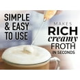 thumbnail image 3 of Zulay Kitchen Milk Frother for Lattes Upgraded Ultra Stand Foam Maker Stainless Steel - Bright Granite, 3 of 6