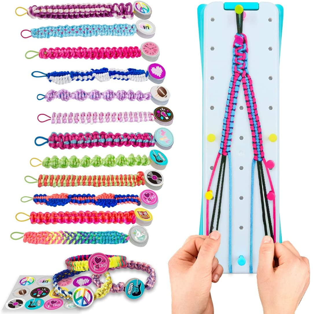 Friendship Bracelet Making Kit, Girls DIY Craft Kits Toys Cool Arts and  Crafts Toys for Teen Girls Travel Activity Set Gifts for Age 6 7 8 9 10 11  12