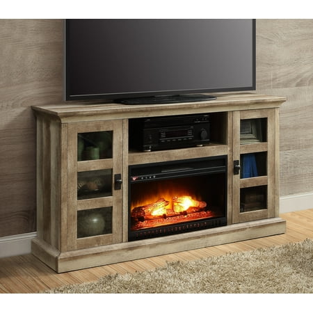 Whalen Media Fireplace Console for TVs up to 70quot;, Weathered  Walmart.com