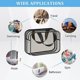 thumbnail image 5 of Transparent Toiletry Bag, Wet and Dry Separation PVC Makeup Cosmetic Bag, Large Capacity PVC Wash Bags with Handles for Women Girls, 5 of 5