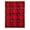 A005- Red, variant on Christmas Tree Ball Ornaments Set, Flocked Velvet Texture Round Baubles,Multi Sizes, Assorted Solid Colors Beige Tone, 12 Pack Each, Indoor Holiday Wedding Home Party Decorations