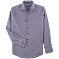 thumbnail image 1 of Tasso Elba Mens Dobby Button Up Shirt, Purple, Large, 1 of 1